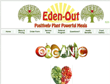 Tablet Screenshot of eden-out.com